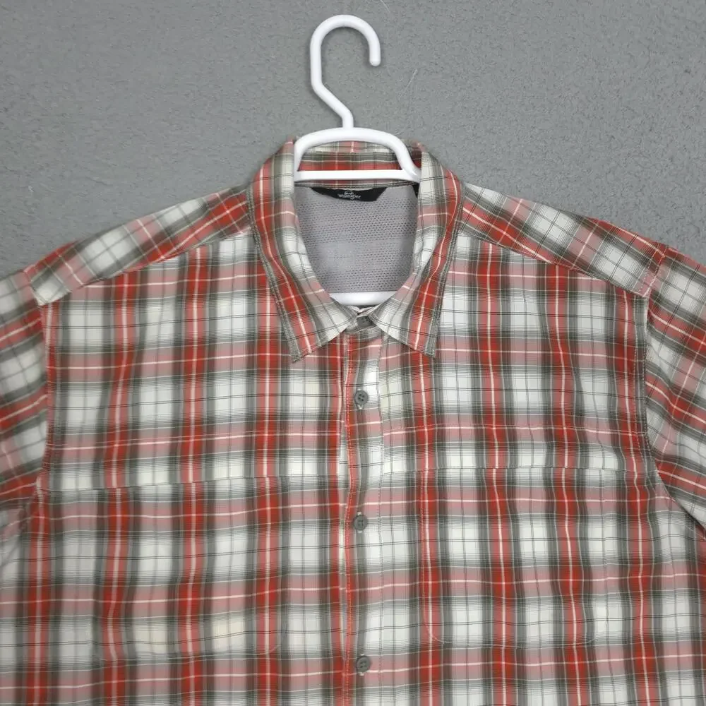 Wrangler Button Up Shirt Mens XLT Plaid Western Mesh Cowboy Shirt with Pockets